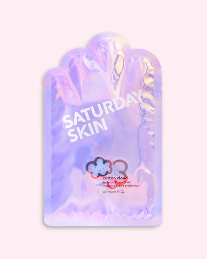 Cotton Cloud Probiotic Power Mask Sheet Mask SATURDAY SKIN 