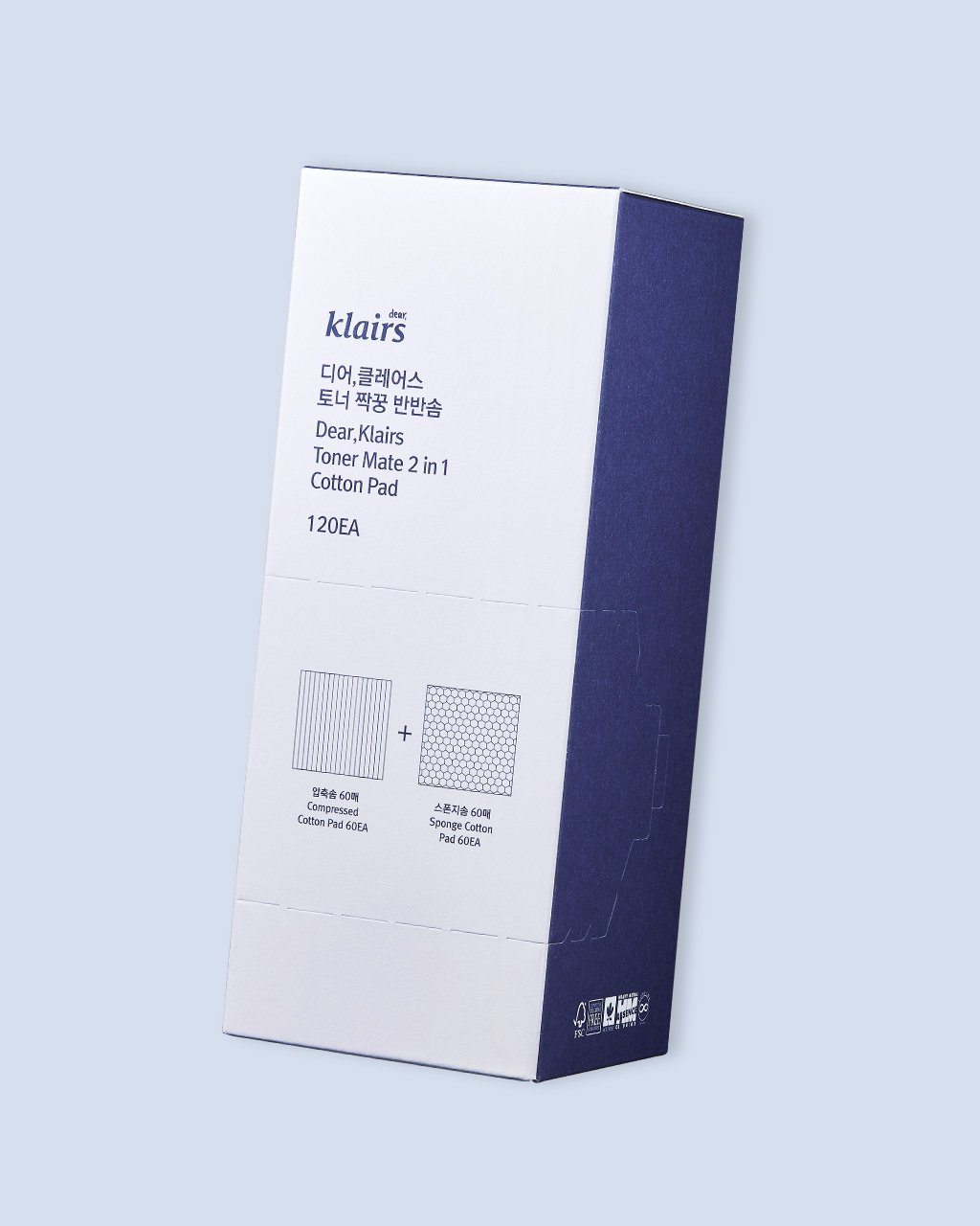 Klairs Toner Mate 2-in-1 Cotton Pad