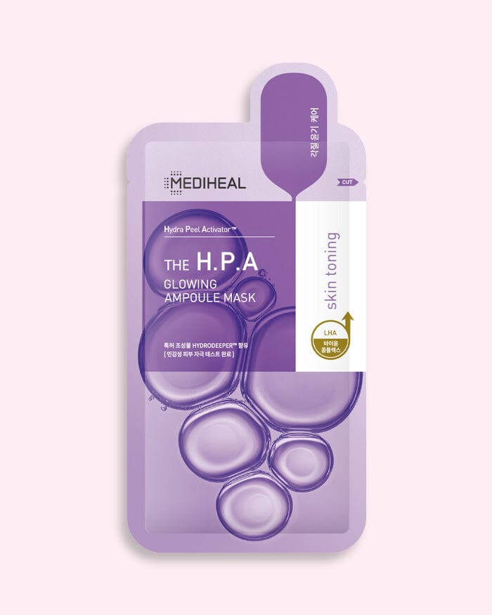 THE H.P.A Glowing Ampoule Mask 10 Pack MEDIHEAL 