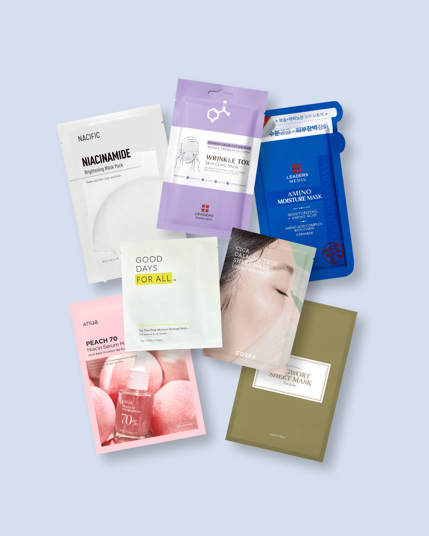 7-Day Sheet Mask Challenge Set Skincare Set SOKO GLAM 